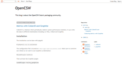 Desktop Screenshot of blog.opencsw.org